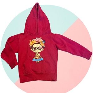 Girl’s Hot pink baby Frida sweater